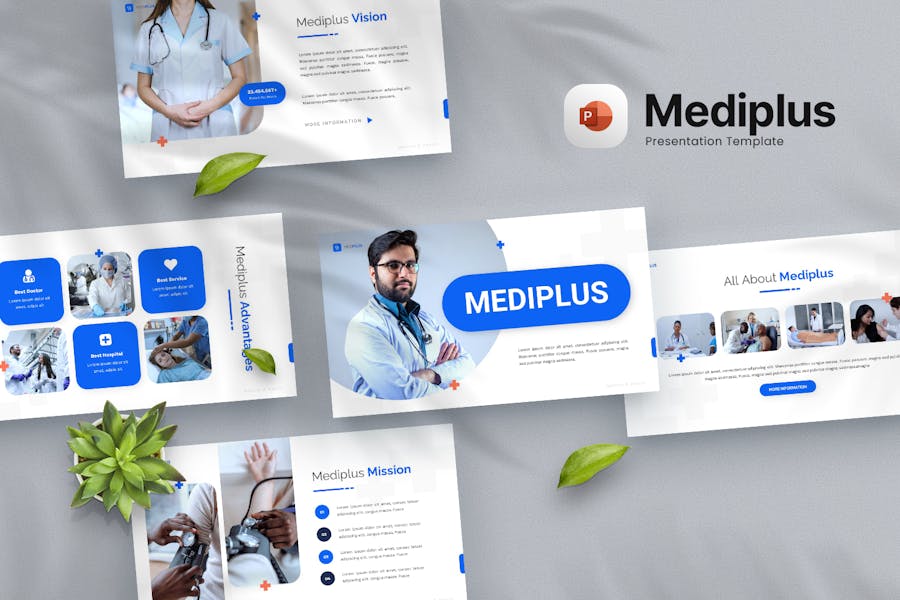 Mediplus - Medical & Health Powerpoint Template
