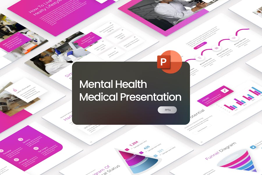 Mental Health Medical PowerPoint Template