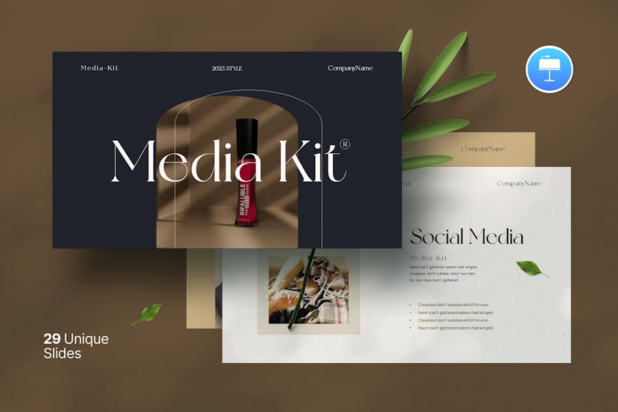 Media Kit Presentation Template
