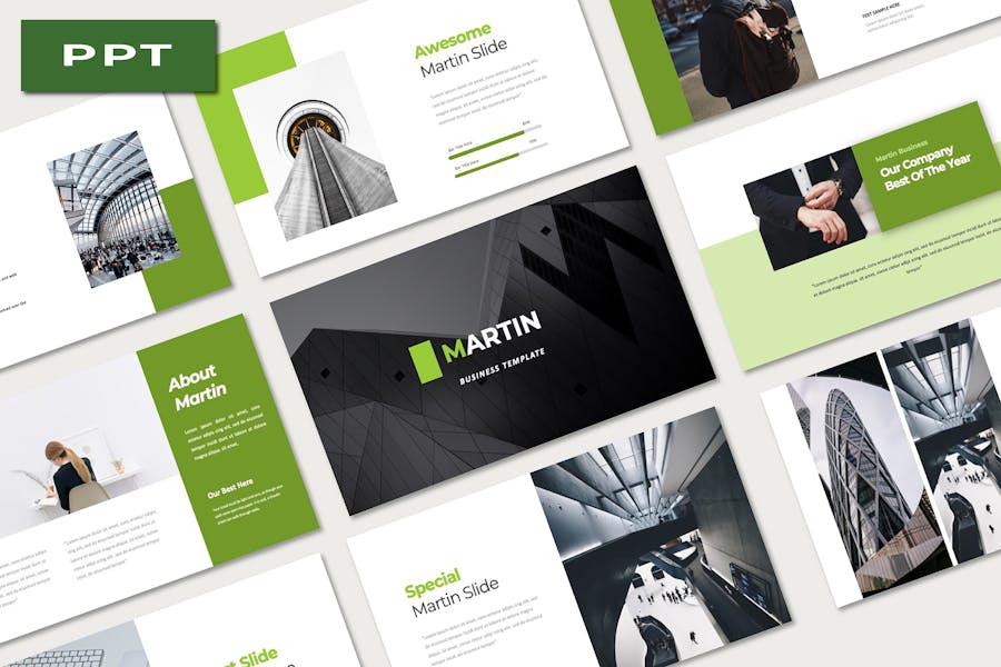 Martin Business PowerPoint Template