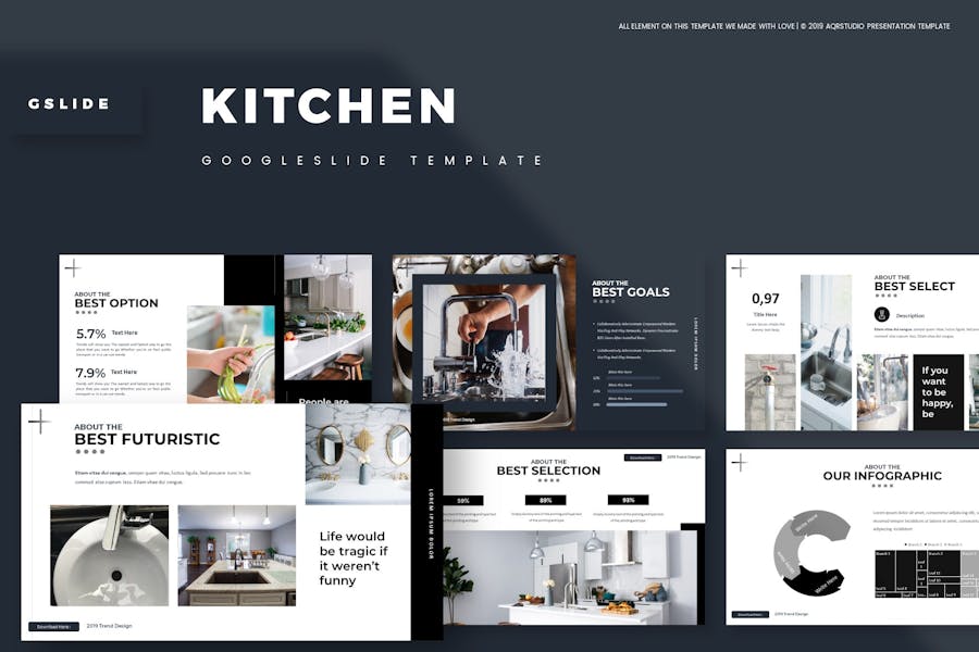 Kitchen Tools - Google Slides Template