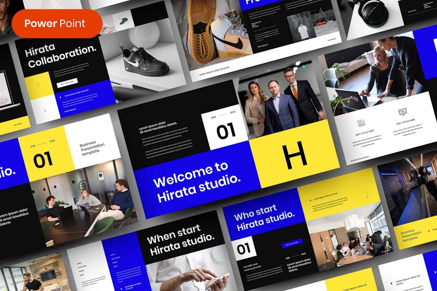 102 Hirata – Business PowerPoint Template