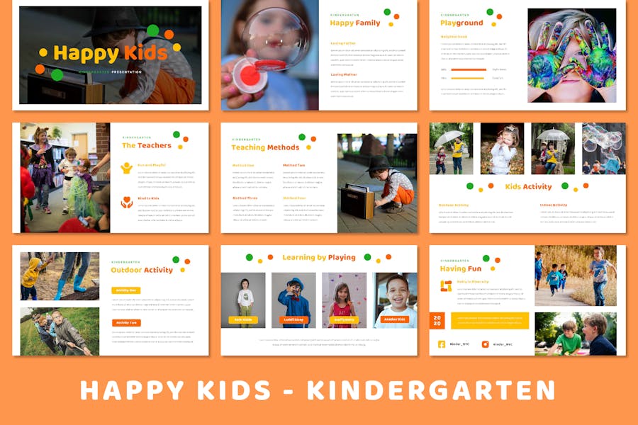 98 Happy Kids - Kindergarten (Powerpoint)