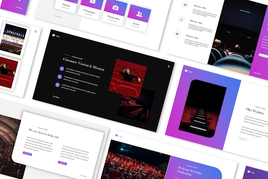 88 Giflix Cinema Bioskop Powerpoint Presentation