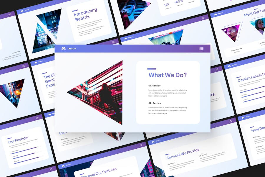 84 Gaming Powerpoint Presentation