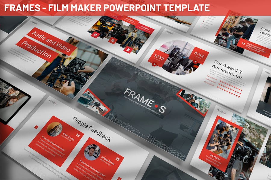 80 Frames - Film Maker Powerpoint Template