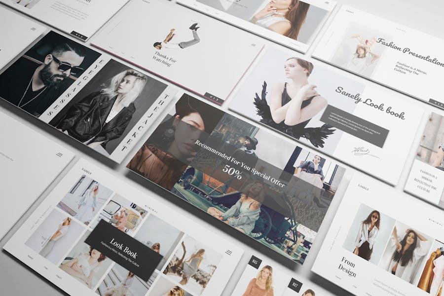 Fashion lookbook Powerpoint Presentation