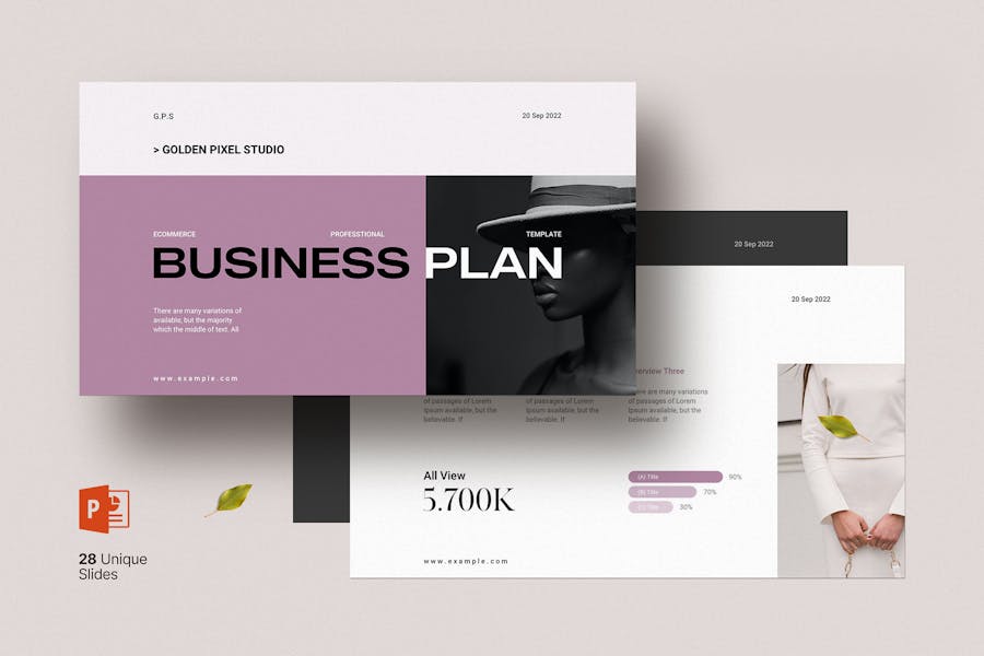 Ecommerce Business Plan Powerpoint Template