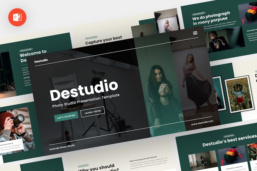 Destudio - Photo Studio Powerpoint Template