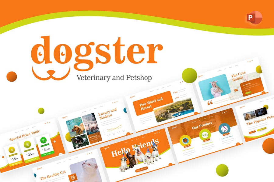 Dogster Animal Powerpoint Presentation Template
