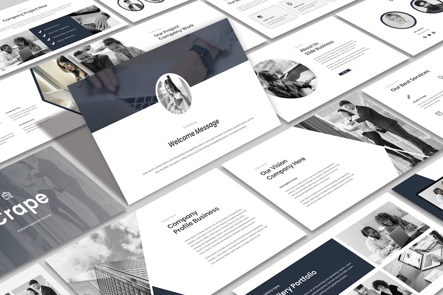 Crape Powerpoint Template