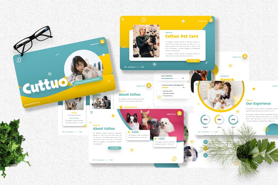 Cuttuo - Pets Care & Animal Powerpoint Templates