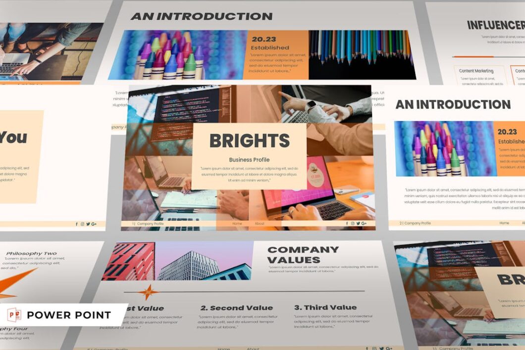 Bright : Digital Business Profile PPT 002