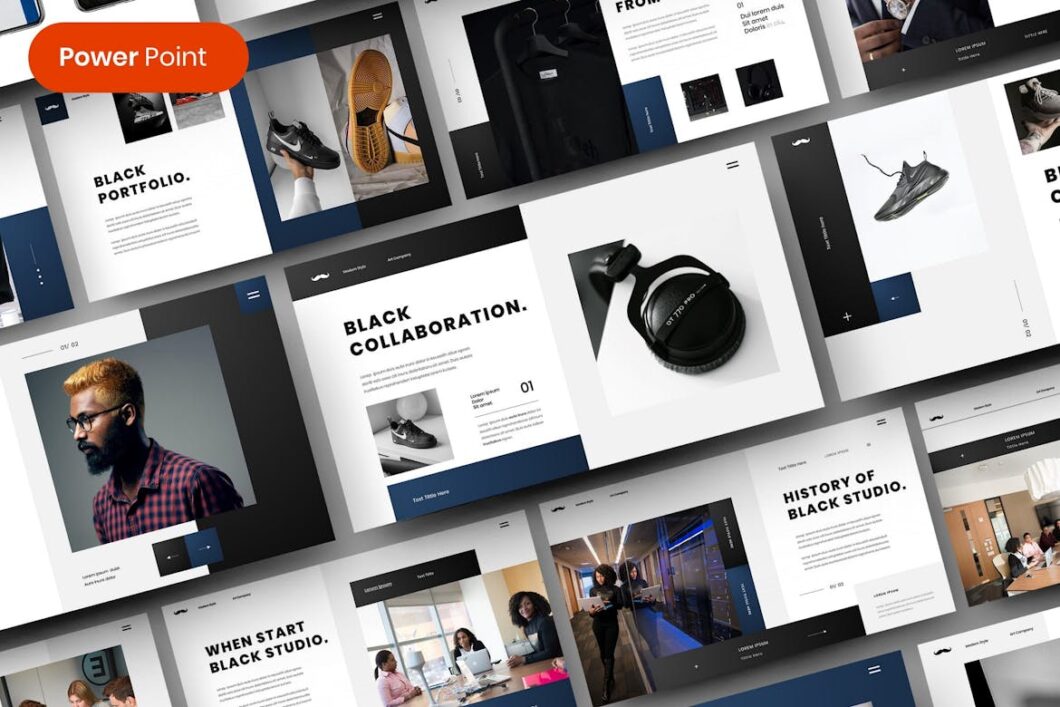Black – Business PowerPoint Template