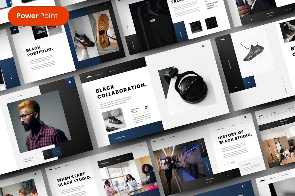 Black – Business PowerPoint Template