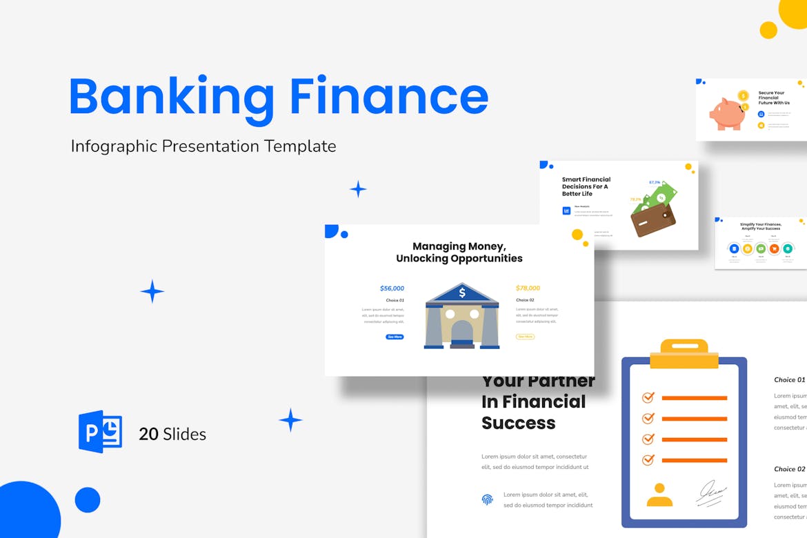 Banking Finance Infographic PowerPoint