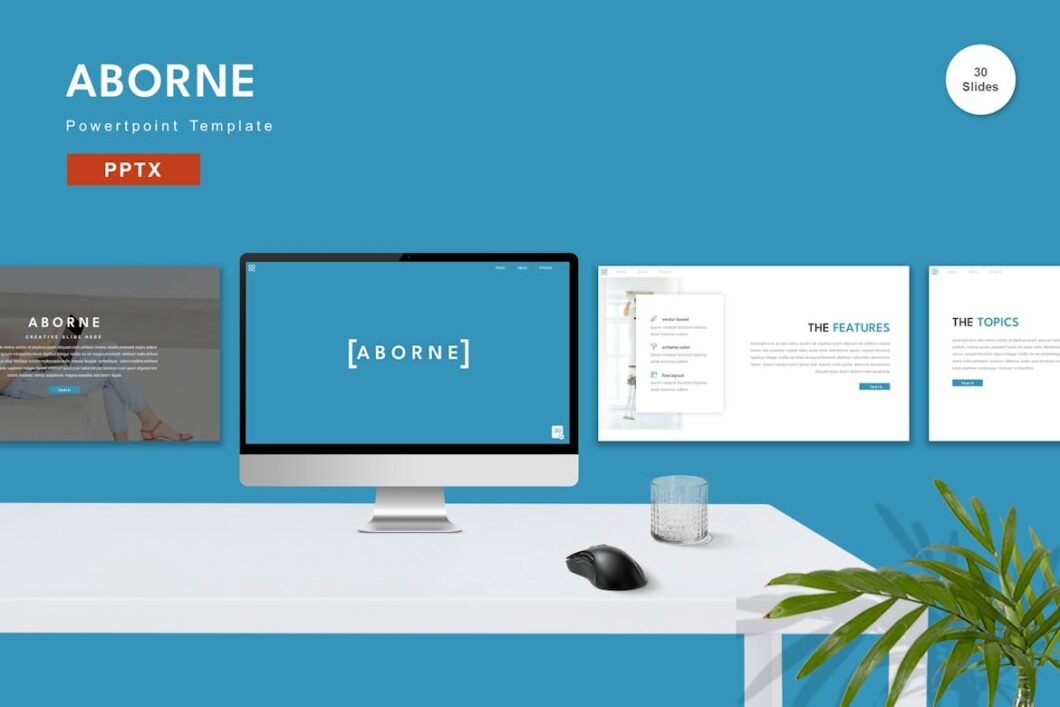 2 Aborne - Powerpoint Template
