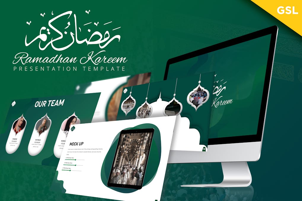 213 Ramadhan Kareem - Google Slides Template