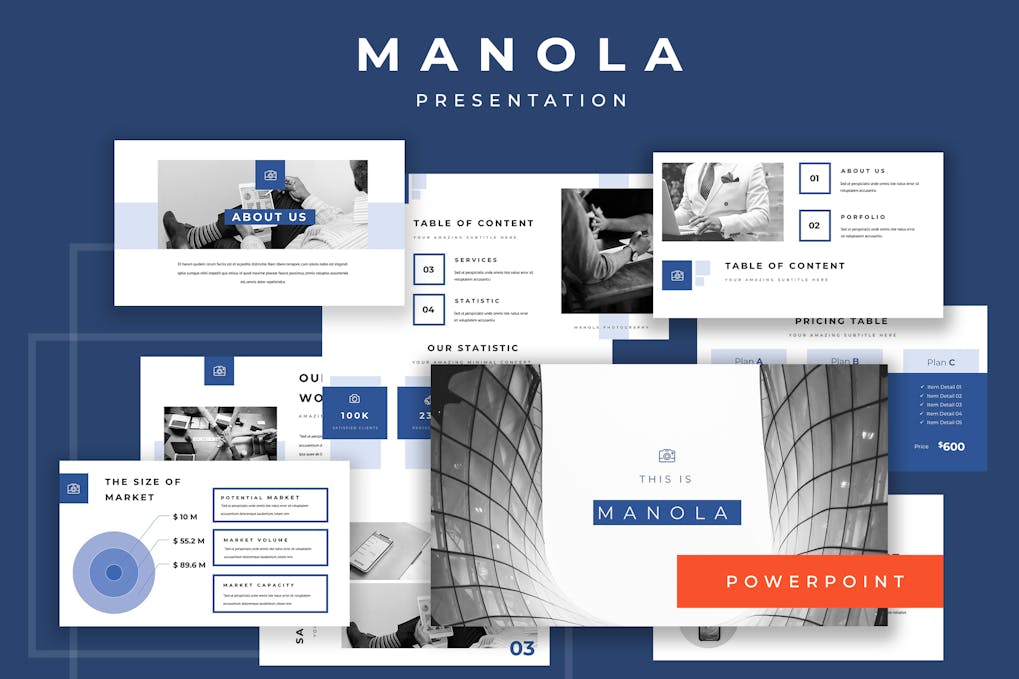 192 Manola Pitch Deck Powerpoint Presentation