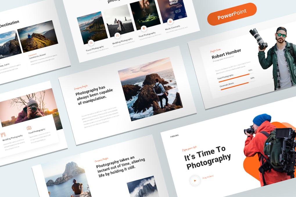 193 Pixelens - Photography & Portfolio PowerPoint