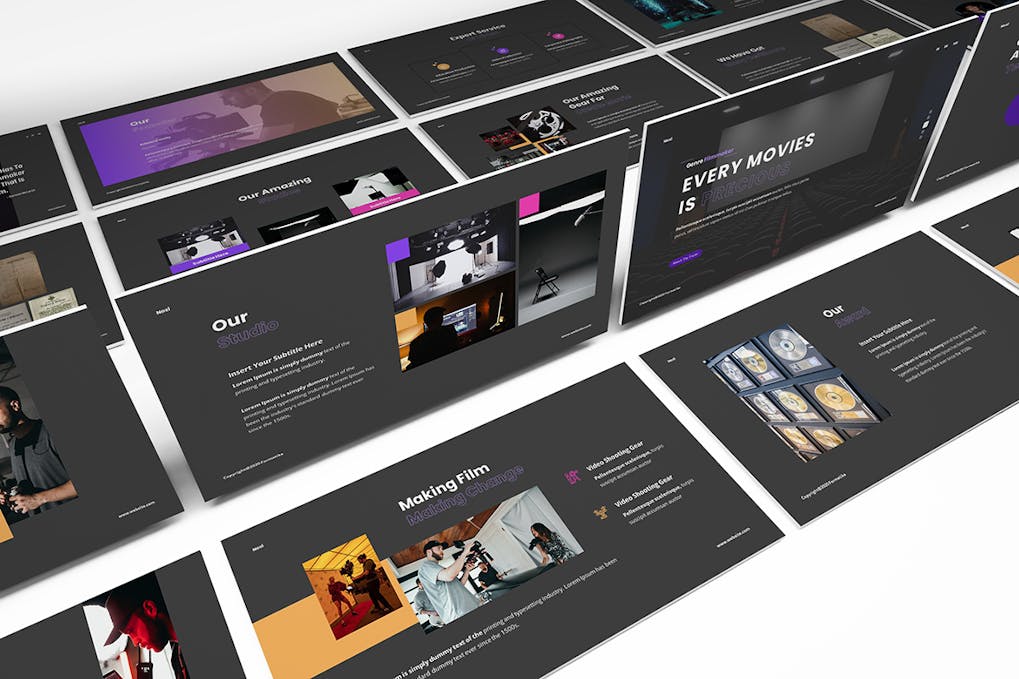 183 Noxi Filmmaker Powerpoint Template