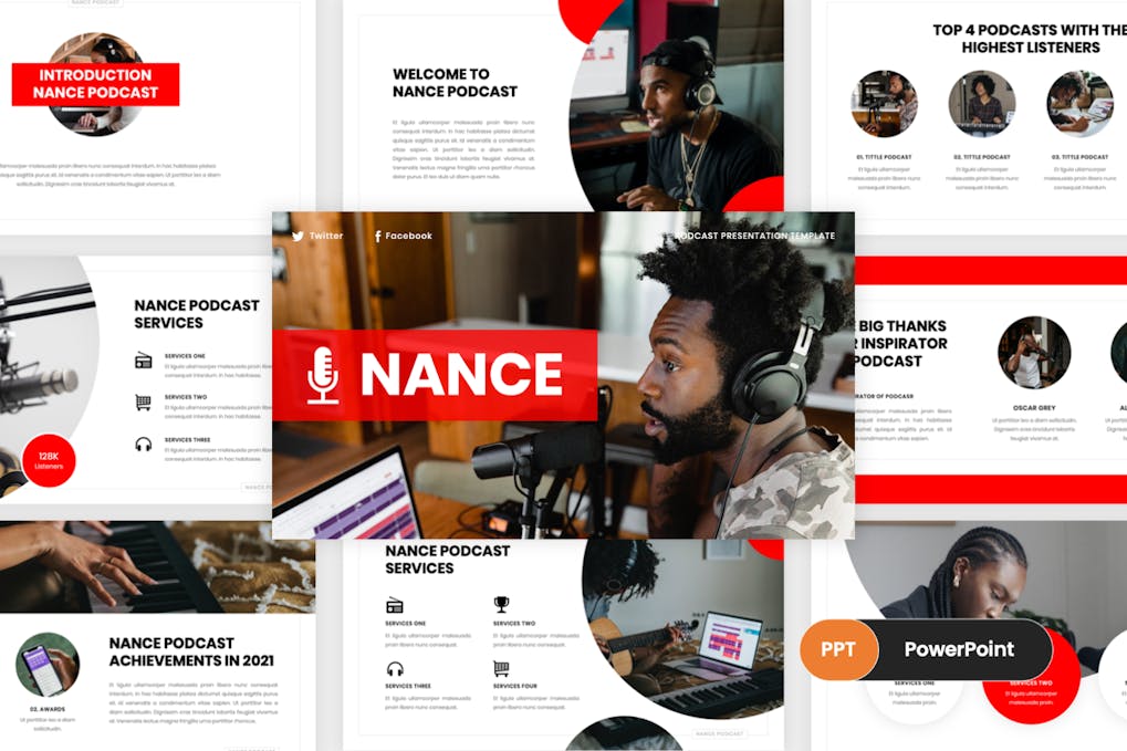 176 Nance - Podcast PowerPoint Template