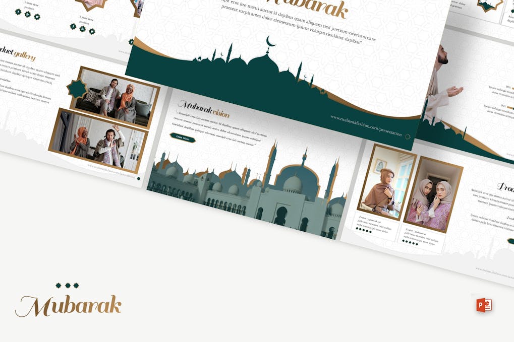 172 Mubarak - Islamic Shop Powerpoint Template