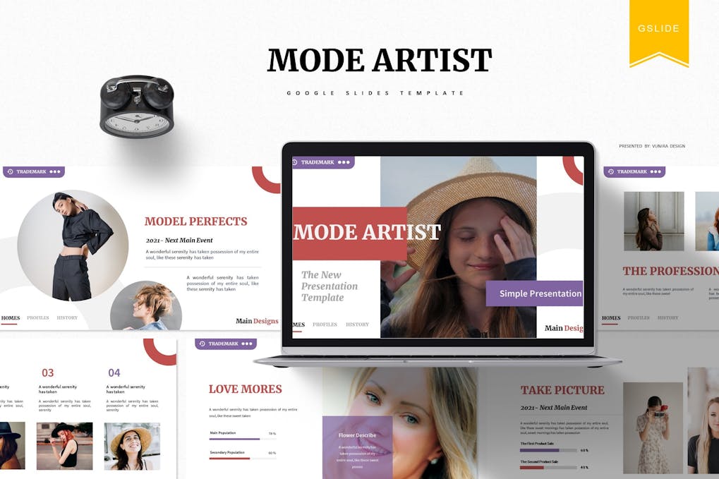 Mode Artist | Google Slides Template