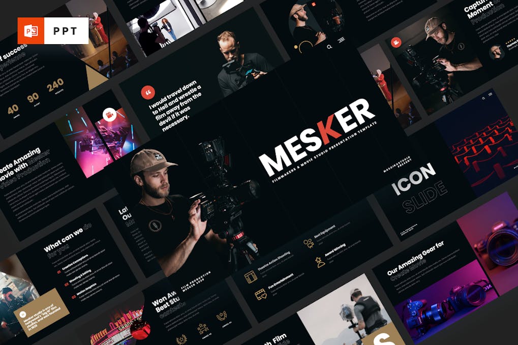 MESKER - Filmmakers Powerpoint Template