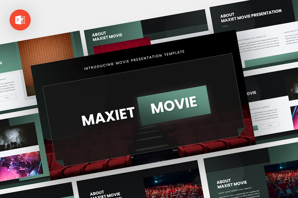 150 Maxiet - Movie Powerpoint Template