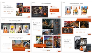 154 Mechaze - Industry Powerpoint Template