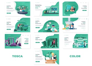 141 Landing Slide - Powerpoint Template