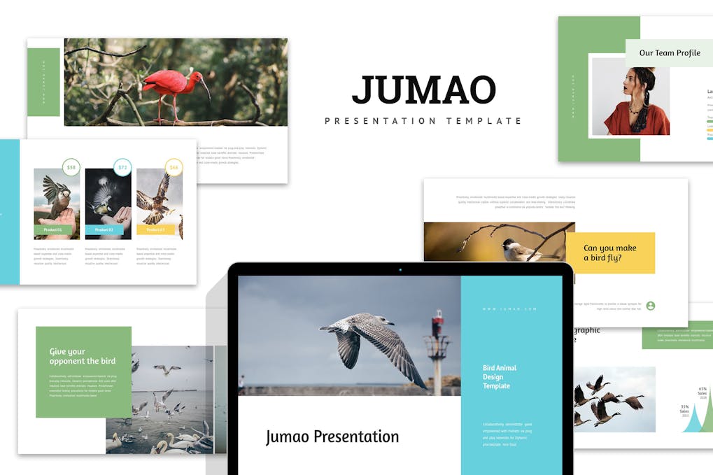 134 Jumao : Birdlife Theme Powerpoint
