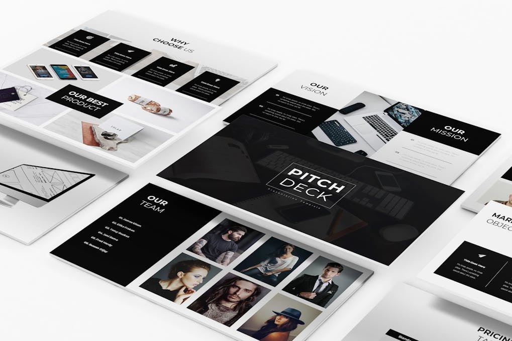 131 Pitch Deck Powerpoint Template