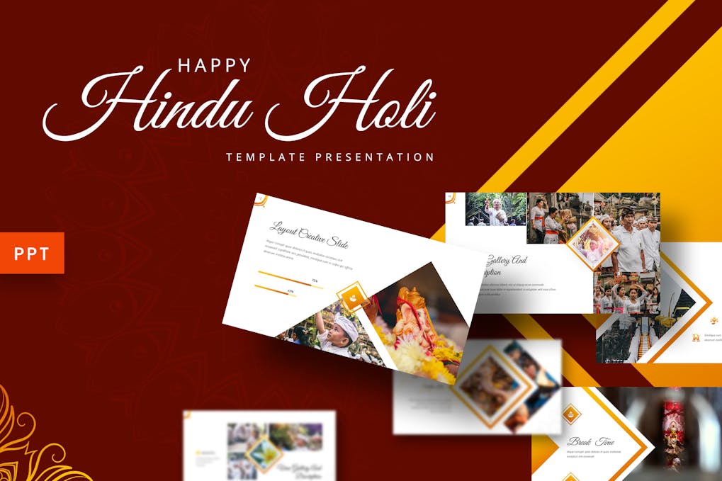 118 Hindu Holi - Powerpoint Template