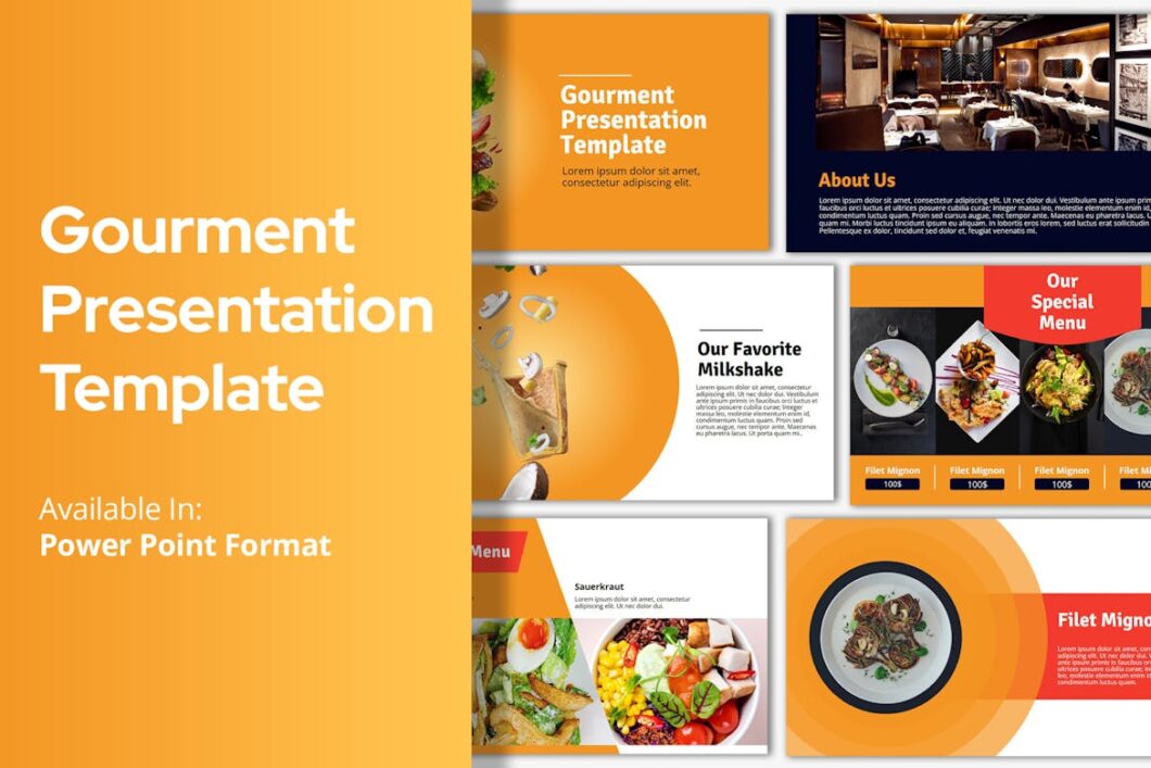 Gourment Presentation Template