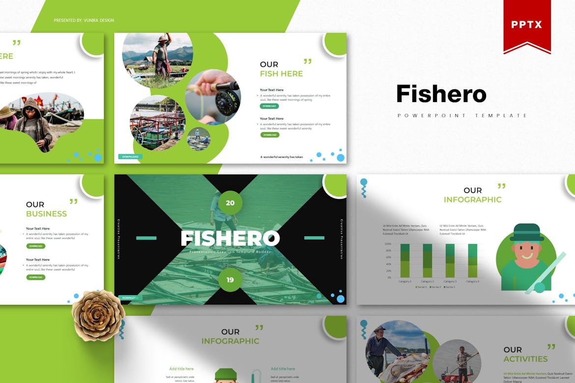 95 Fishero | Powerpoint Template