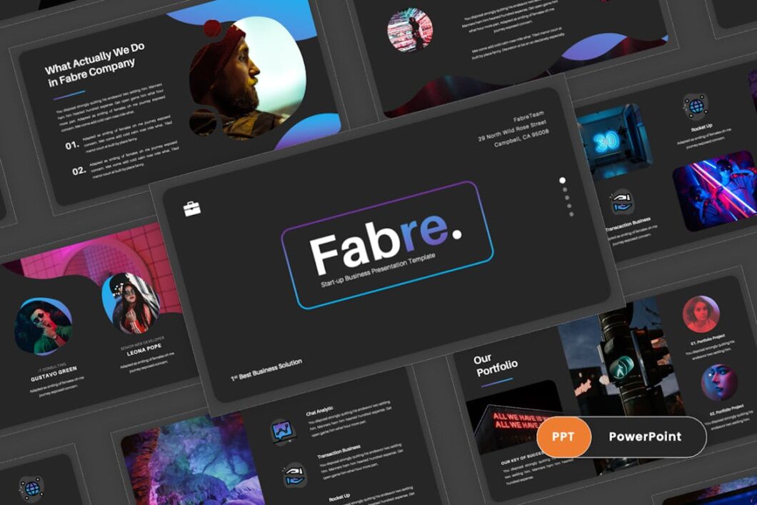 Fabre - Creative PowerPoint Templete