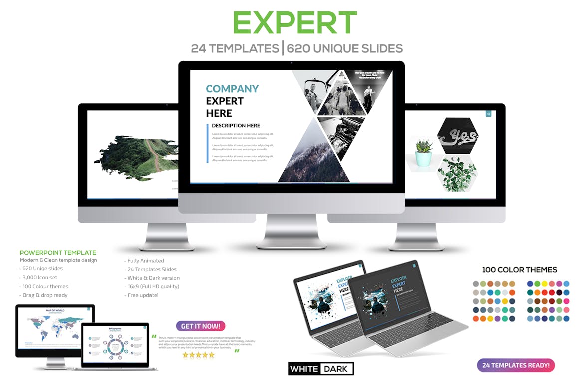 73 Expert Powerpoint Template