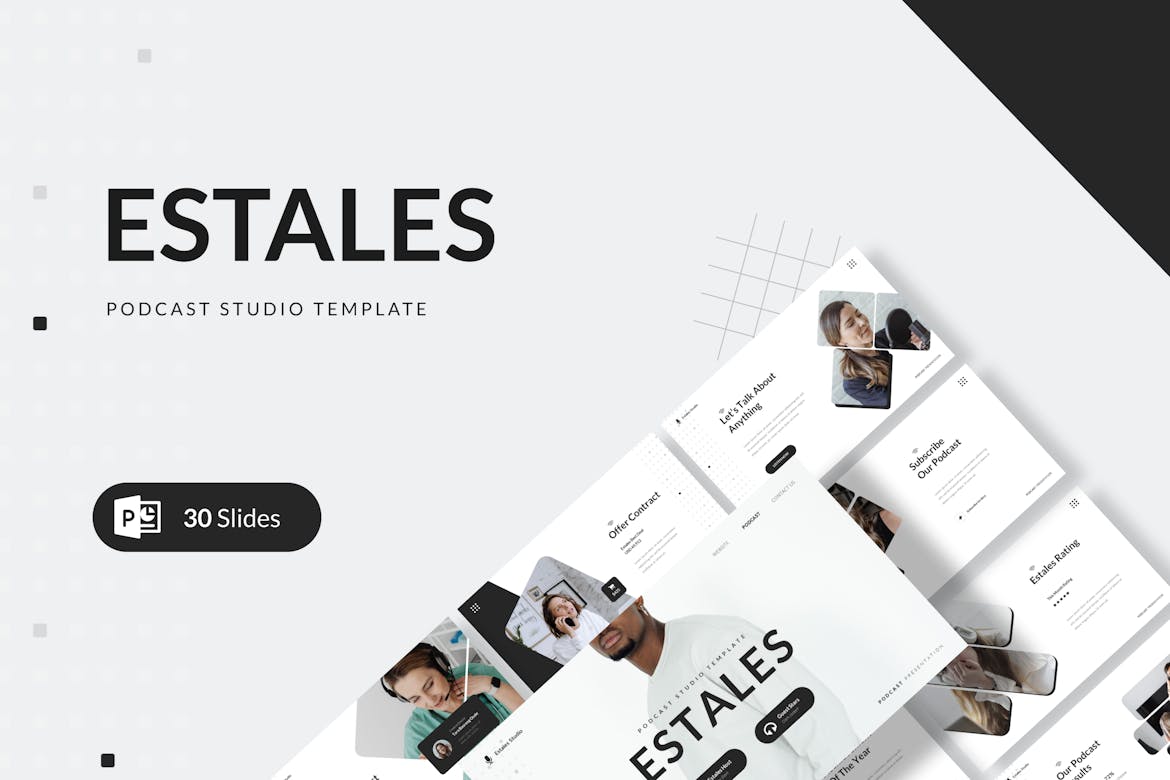 70 Estales – Podcast Studio Powerpoint Presentation