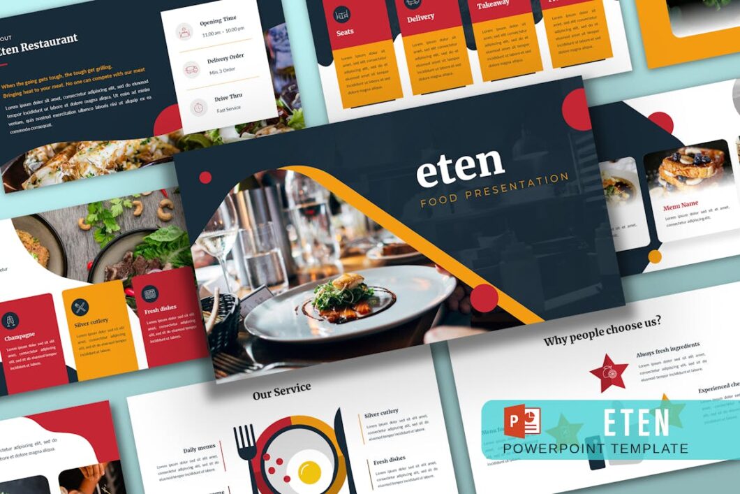 ETEN – Restaurant Food PowerPoint Template