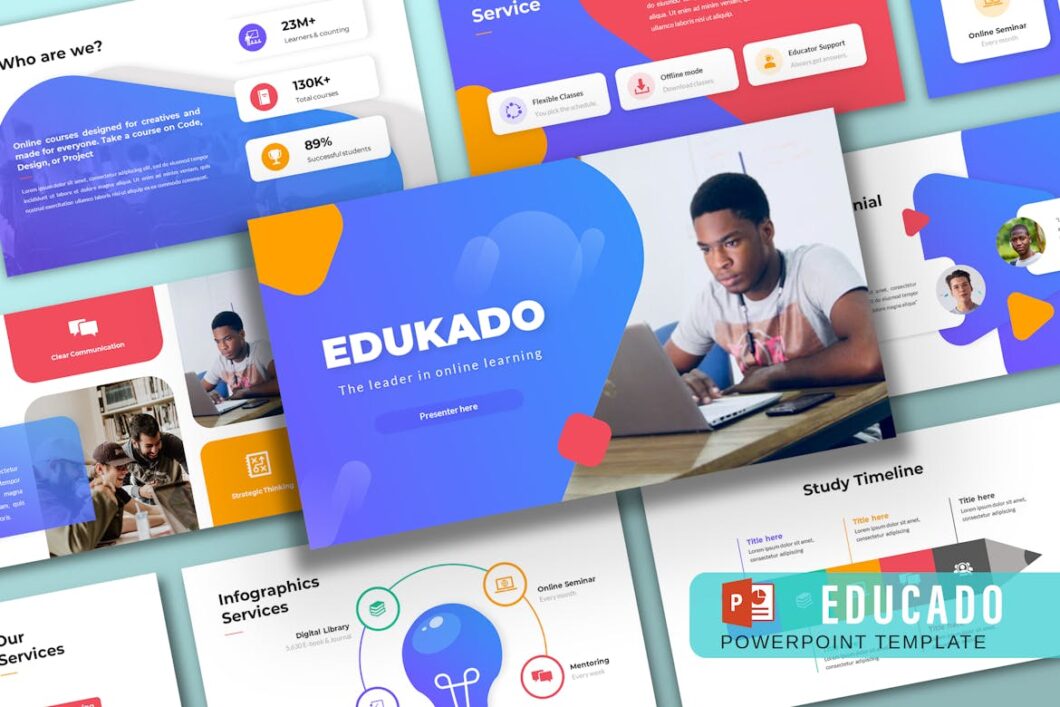 EDUCADO – Education Course PowerPoint Template