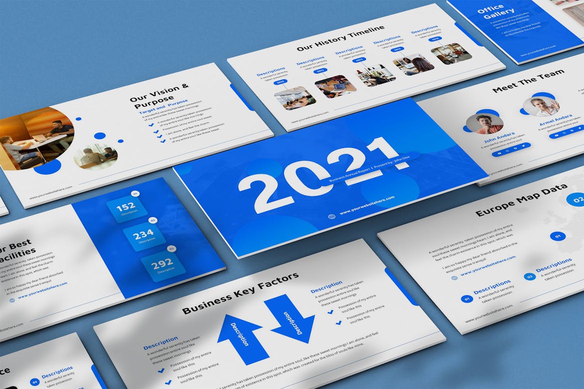 2021 Annual Report Powerpoint Template
