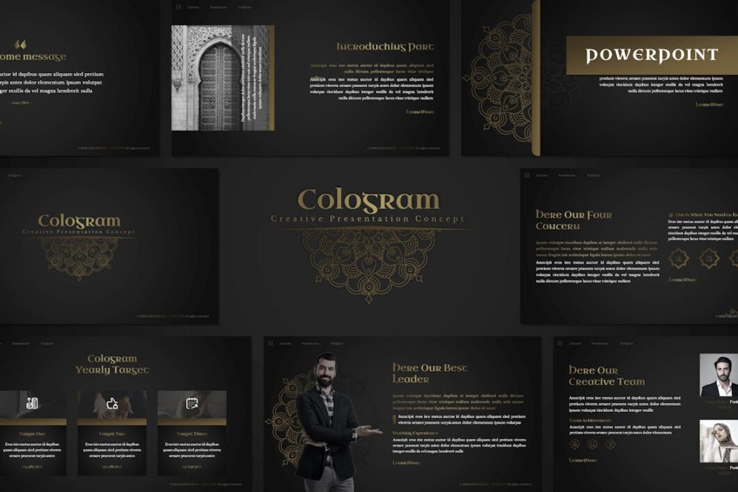 35 Cologram - Islamic Powerpoint Template