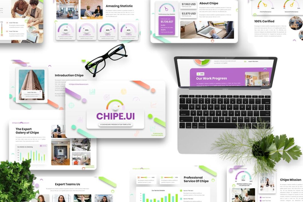 27 Chipe - UI Dashboard Powerpoint Template