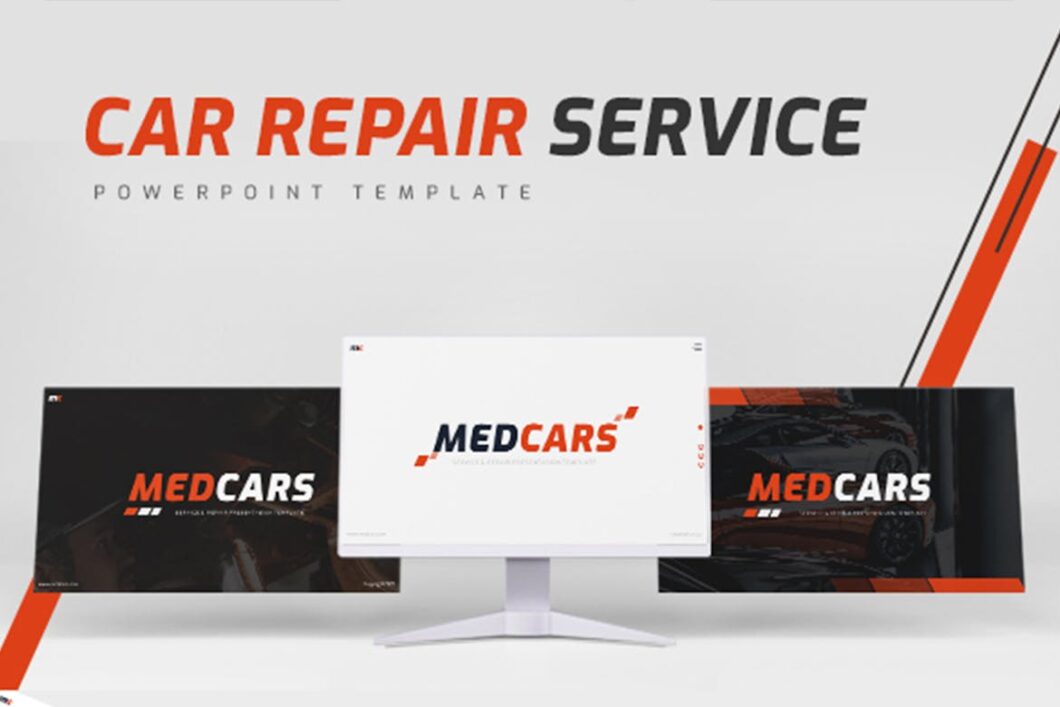 20 Car Service and Repair Powerpoint Template