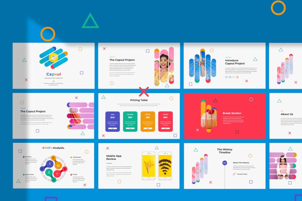 18 Capsul Creative Presentation Template