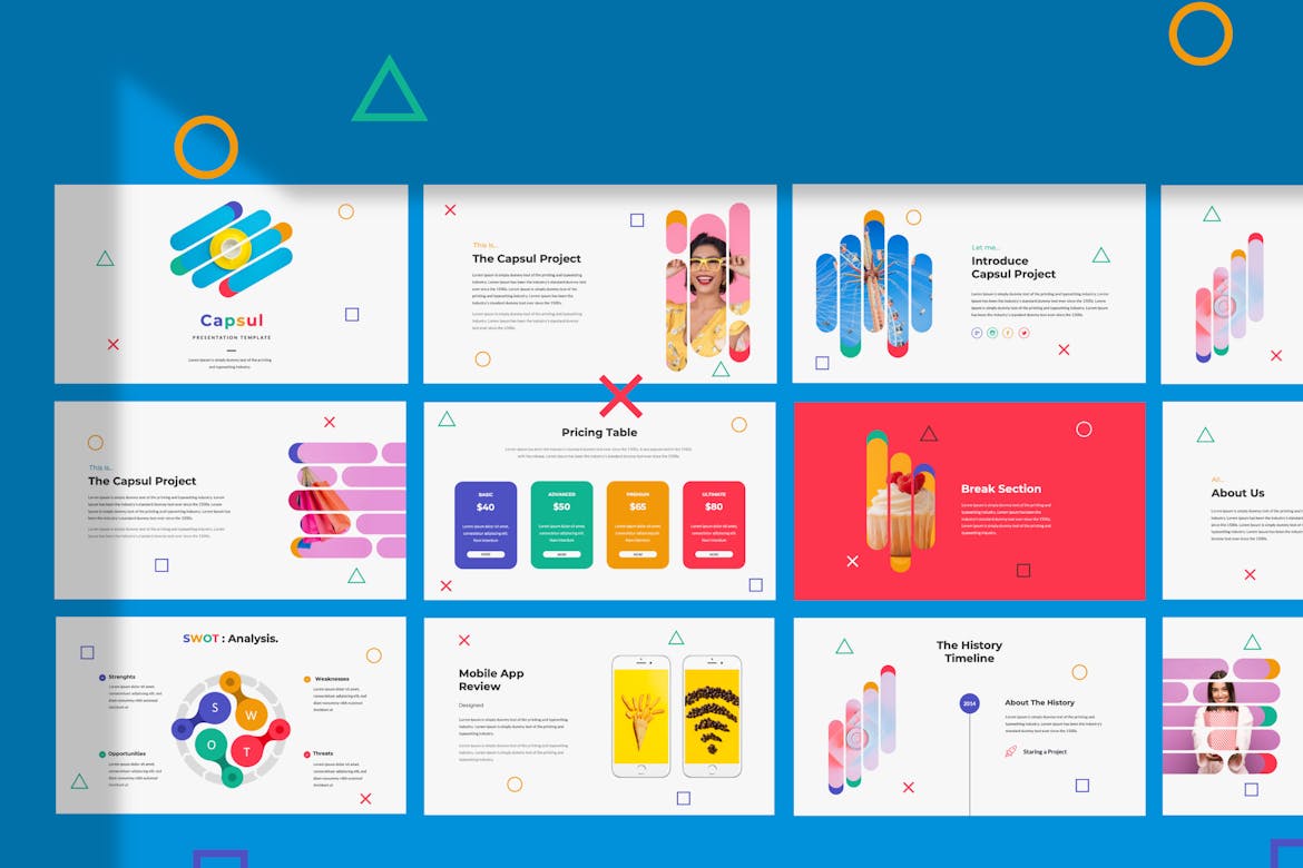 Capsul Creative Presentation Template