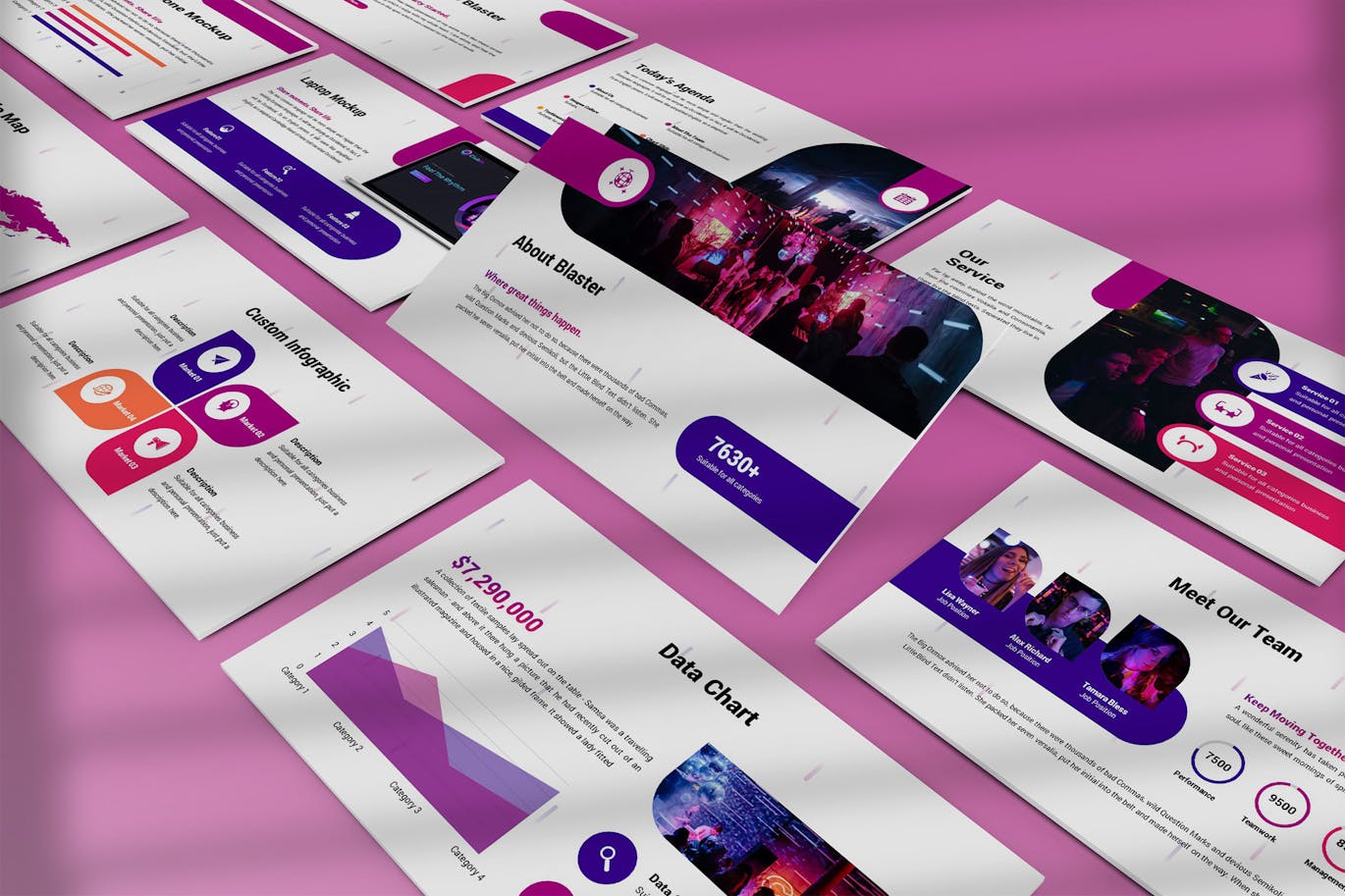 Blaster - Abstract Powerpoint Template