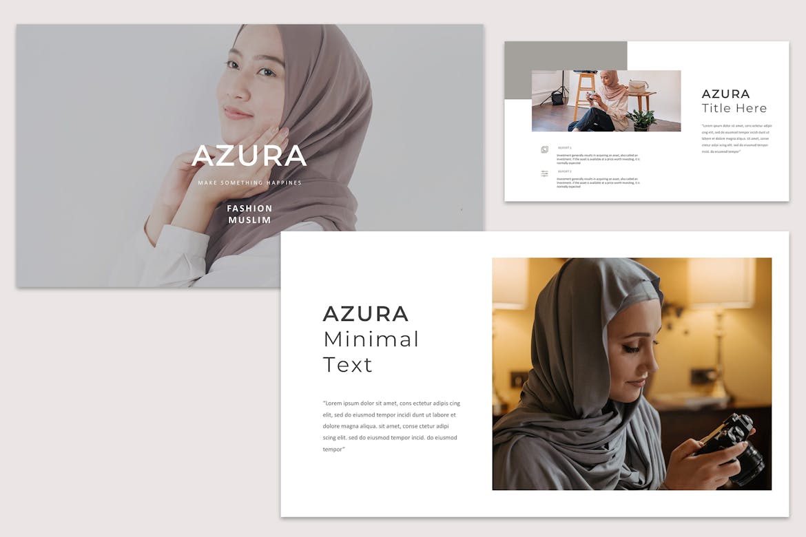 Azura Muslim Fashion PowerPoint